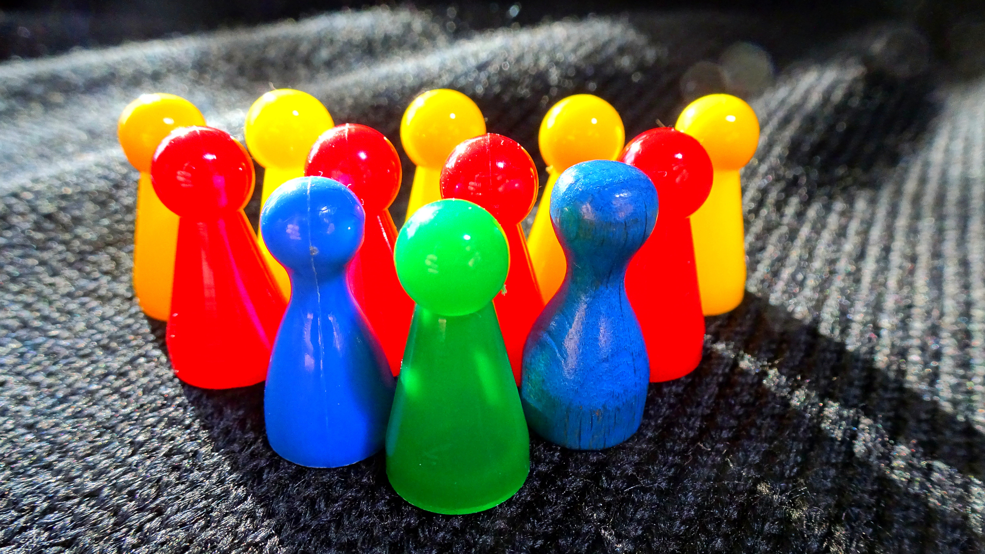 Gruppe Spielkegel