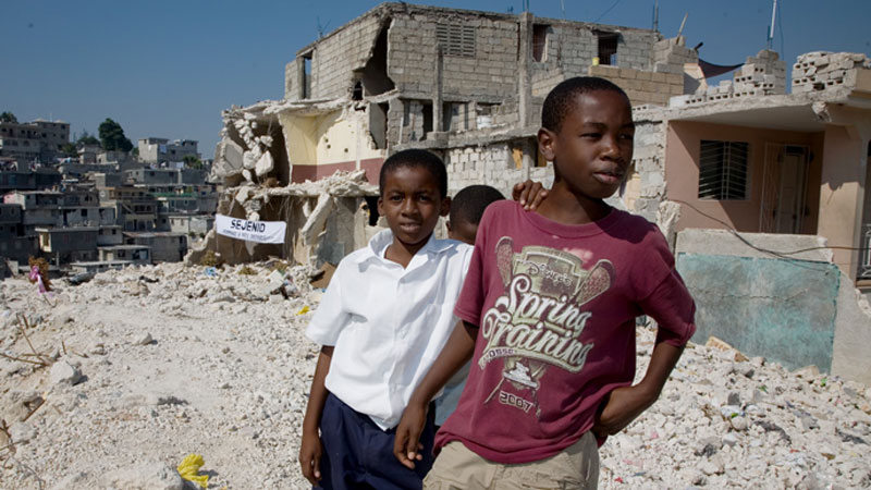 Mitarbeiter der Haitianischen Bischofskonferenz erlebt den Hurrikan