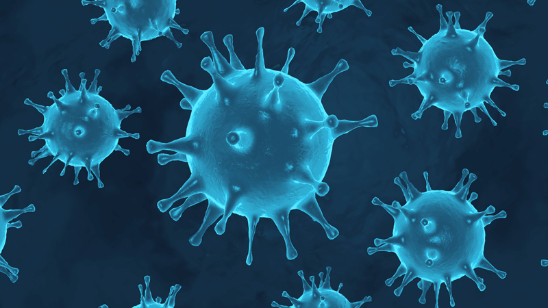 Computergeneriertes Bild des Corona-Virus