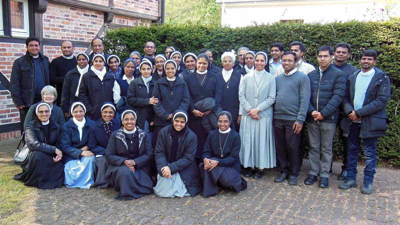 Treffen indischer Ordensleute im Bistum Münster