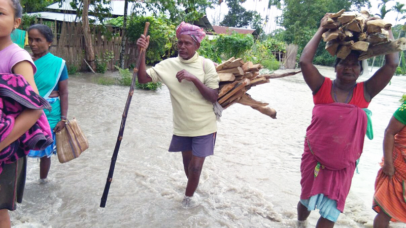 Caritas ruft zu Hilfe für Hochwasseropfer in Indien auf