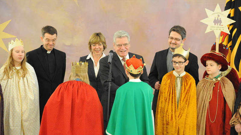 Kleine Könige im Schloss Bellevue