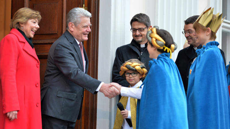 Bundespräsident Gauck empfängt Sternsinger