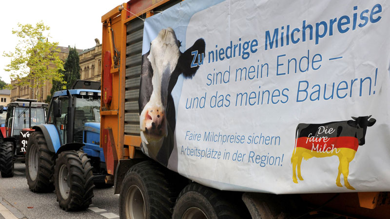 Dramatische Situation für Milchbauern