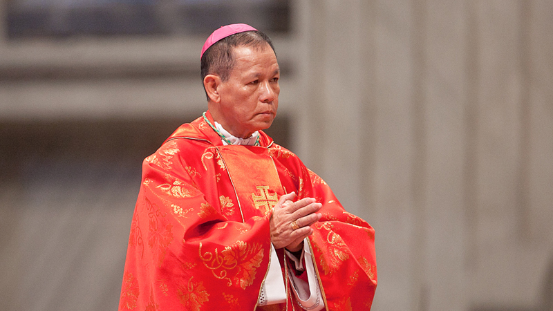 Kardinal Jose Advincula, neuer Erzbischof von Manila auf den Philippinen