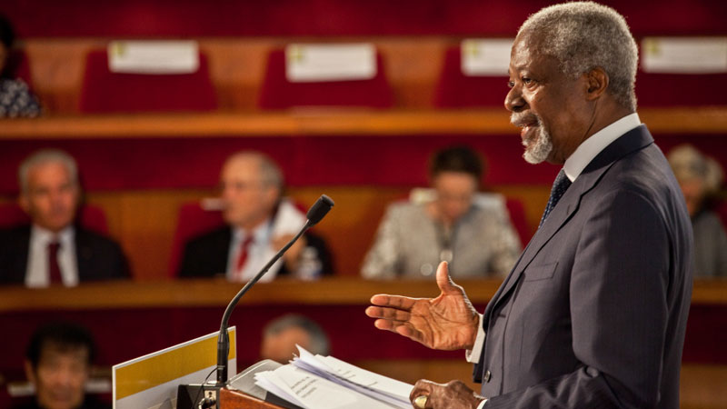 Trauer um Kofi Annan