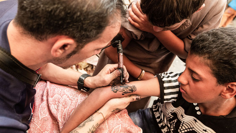 Ägyptische Tattoos für Jung und Alt