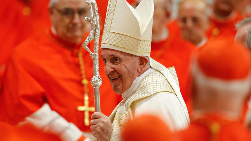 Der Papst predigt Reformen