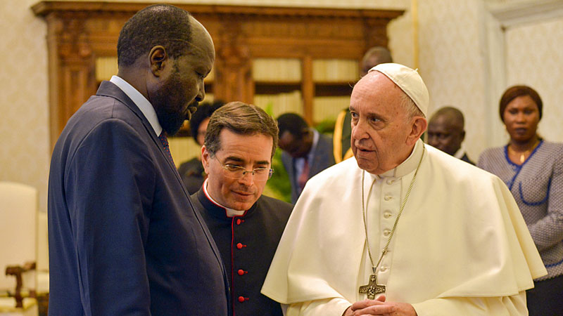 Friedensgespräche zum Südsudan im Vatikan