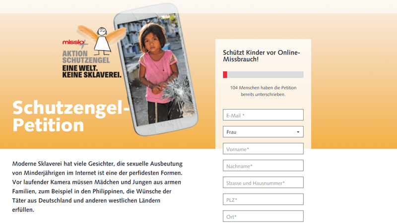 Missio startet Online-Petition gegen Sklaverei und Missbrauch