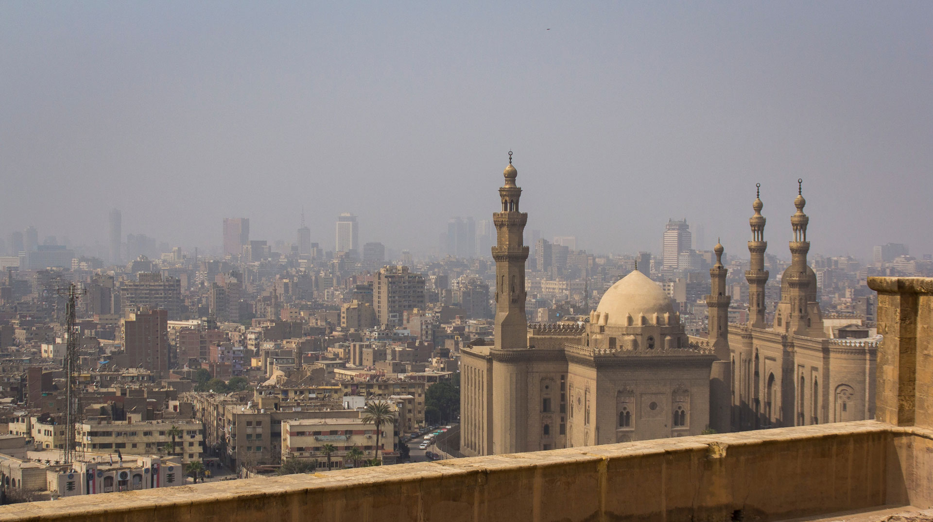 View from the Citadel of Cairo or Citadel of Saladin