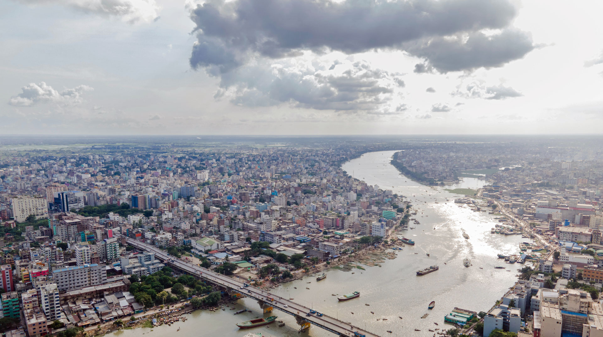 Luftbild Dhaka (Bangladesch)