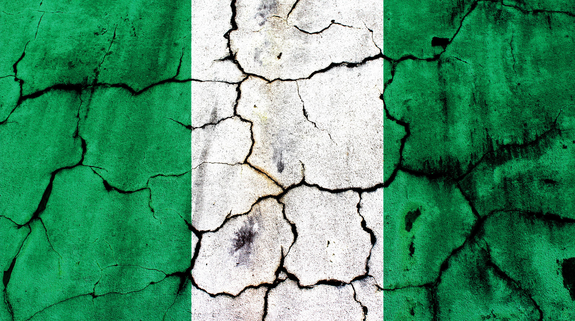 Gräben tun sich auf: Nigerianische Flagge