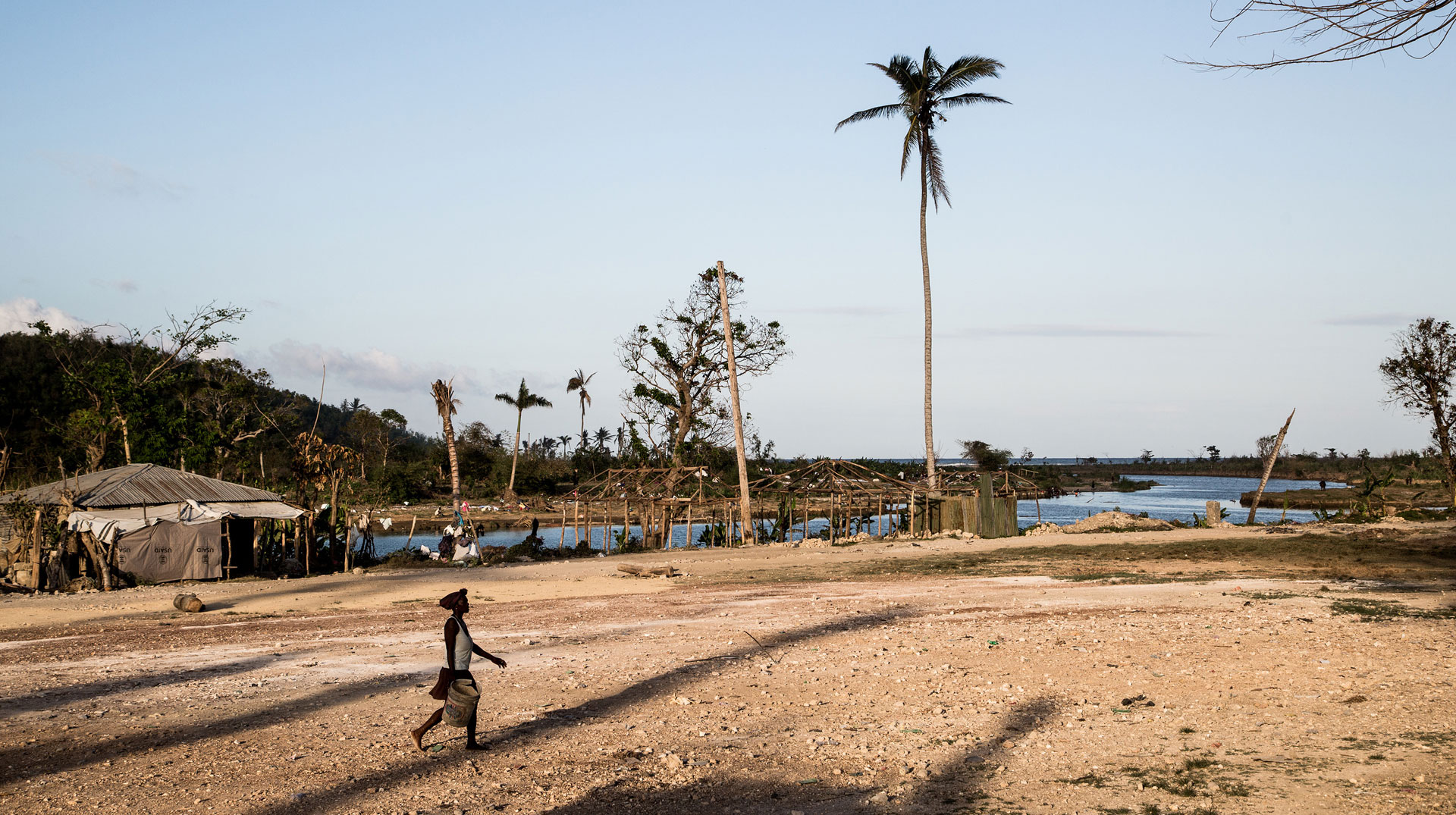 Strand in der Nähe von Jéremie, Haiti
