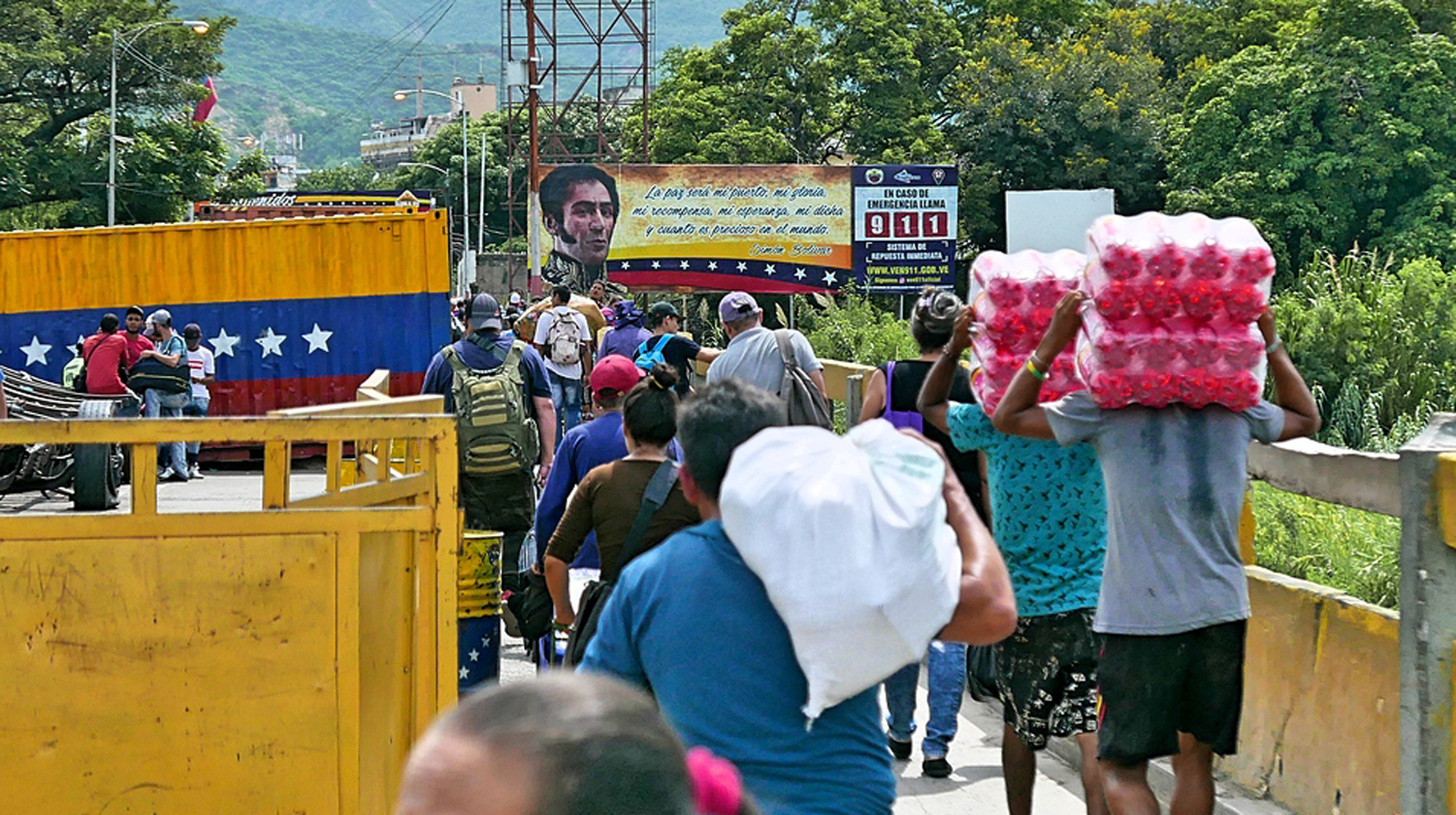 Grenzübergang Cúcuta zwischen Kolumbien und Venezuela