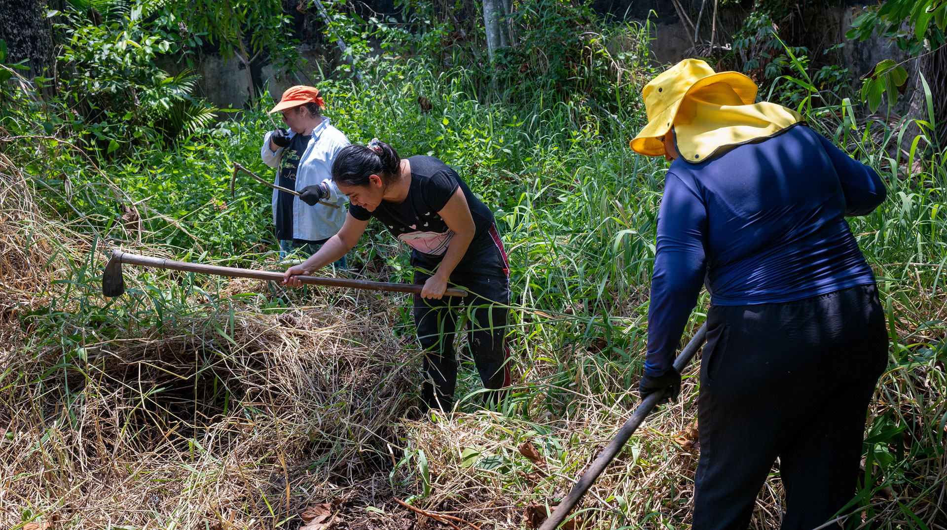 Anlegen eines Gemeindegartens auf einer Brachfläche, Stadtteil Zumbi dos Palmares