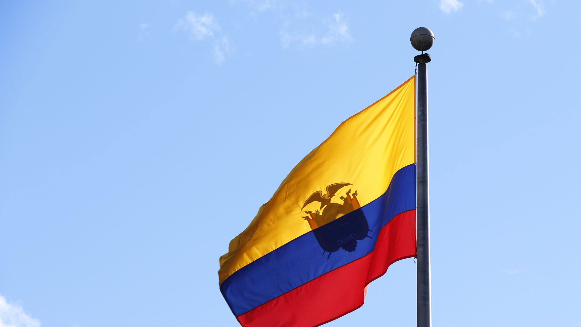 Flagge von Ecuador Symbolbild