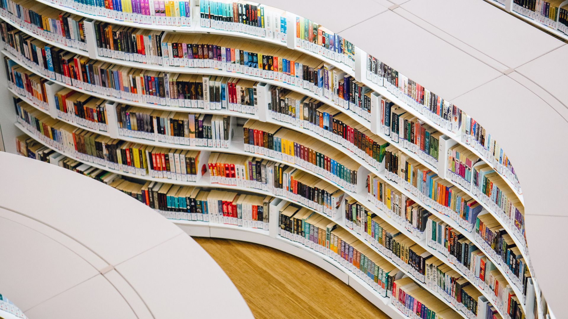 Zahlreiche Bücher stehen in einem Regal. Symbolbild Bücherei, Bibliothek, Buchmesse, Literatur