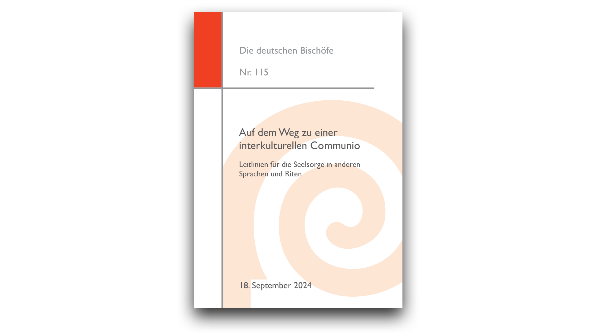 Cover: Auf dem Weg zu einer interkulturellen Communio. Leitlinien für die Seelsorge in anderen Sprachen und Riten