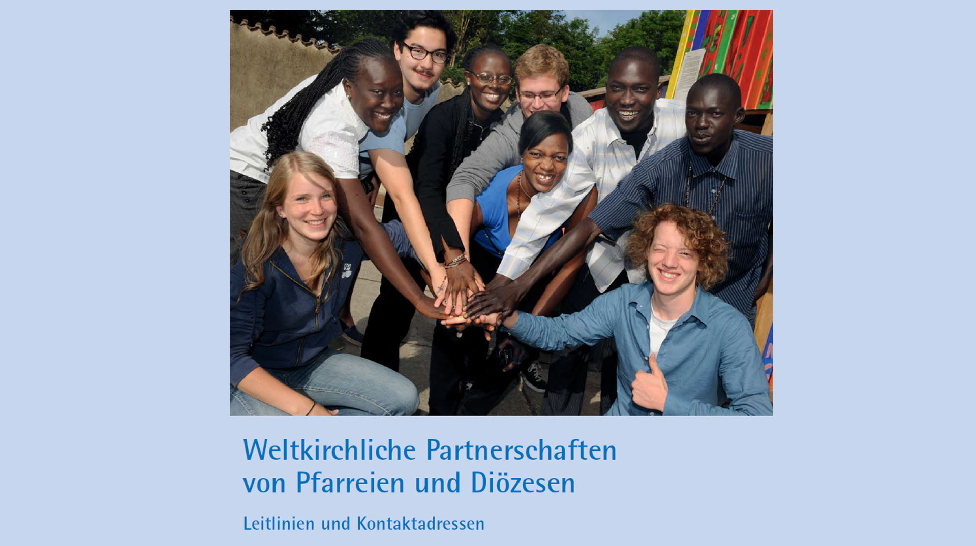 Cover DBK-Arbeitshilfe zu weltkirchlichen Partnerschaften