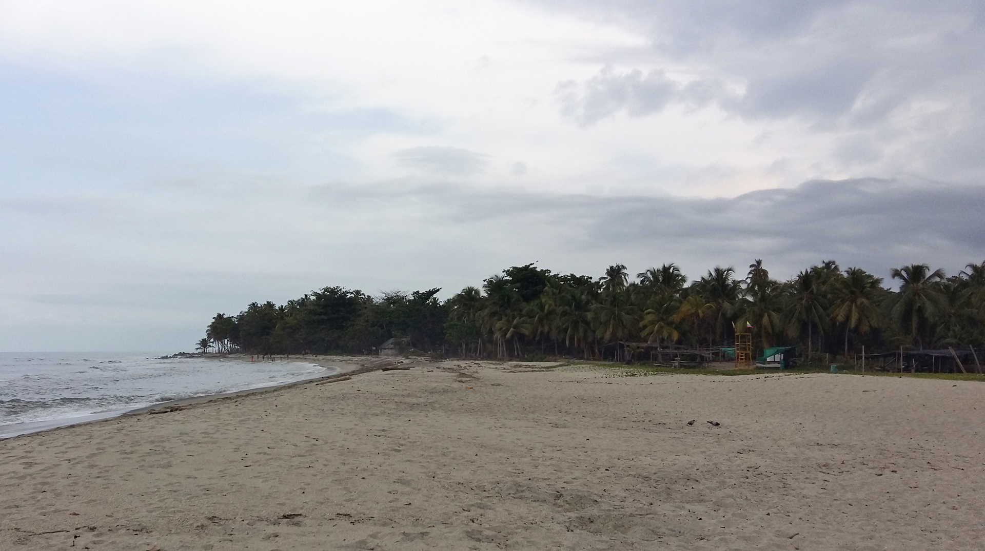 Karibikstrand bei Santa Marta (Kolumbien)
