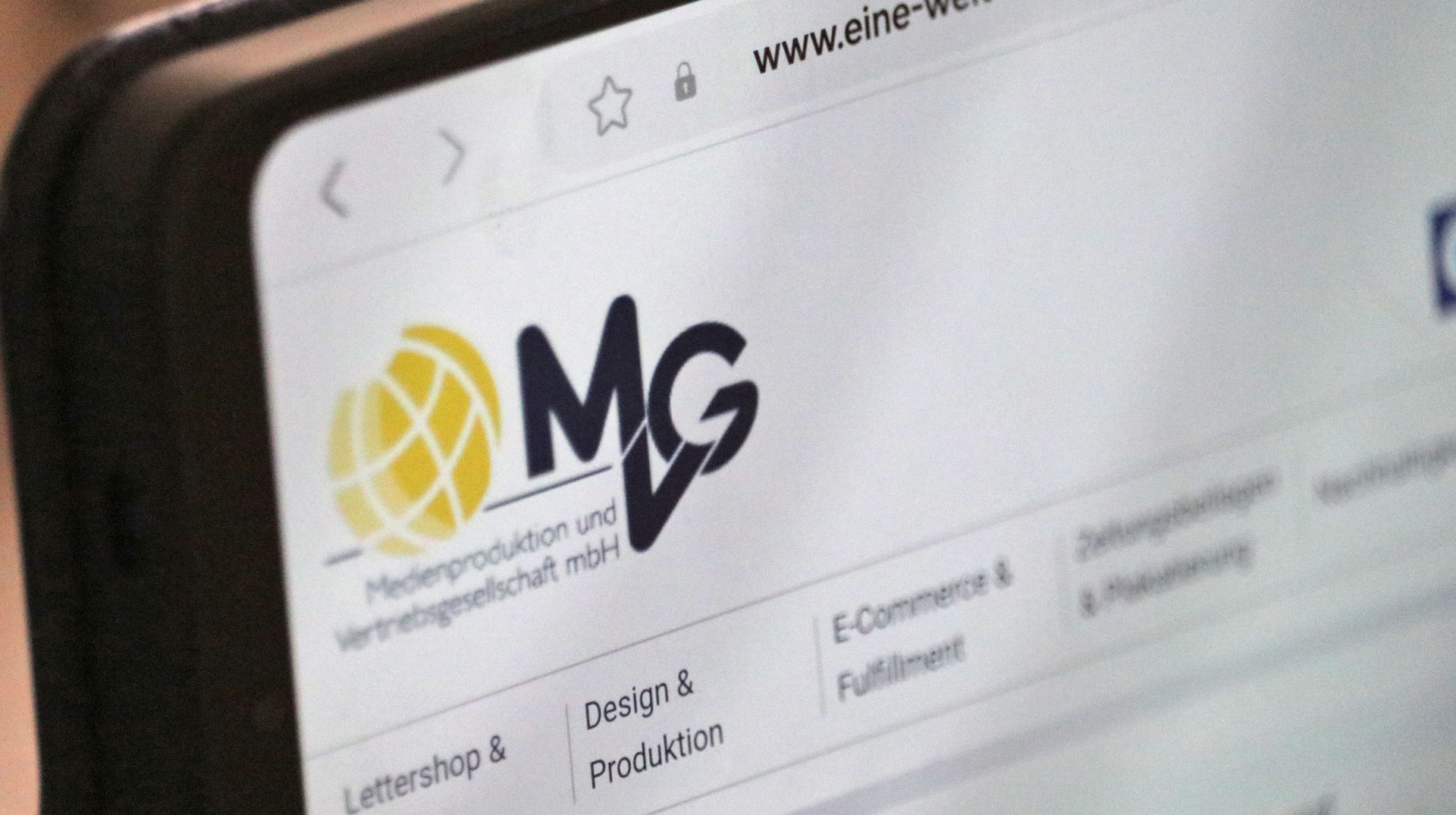 Logo der MVG in Aachen auf einem Screenshot
