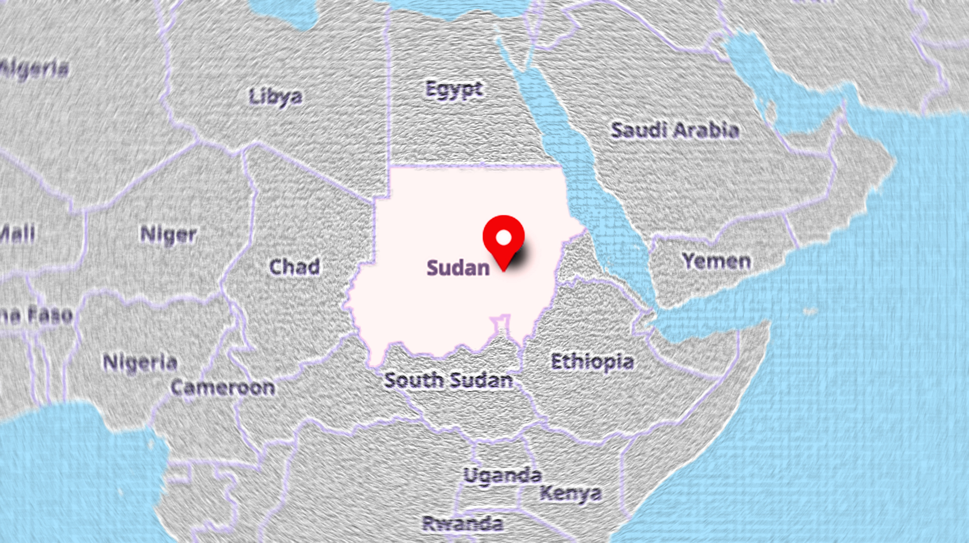 Karte des Sudan / Sudan Map