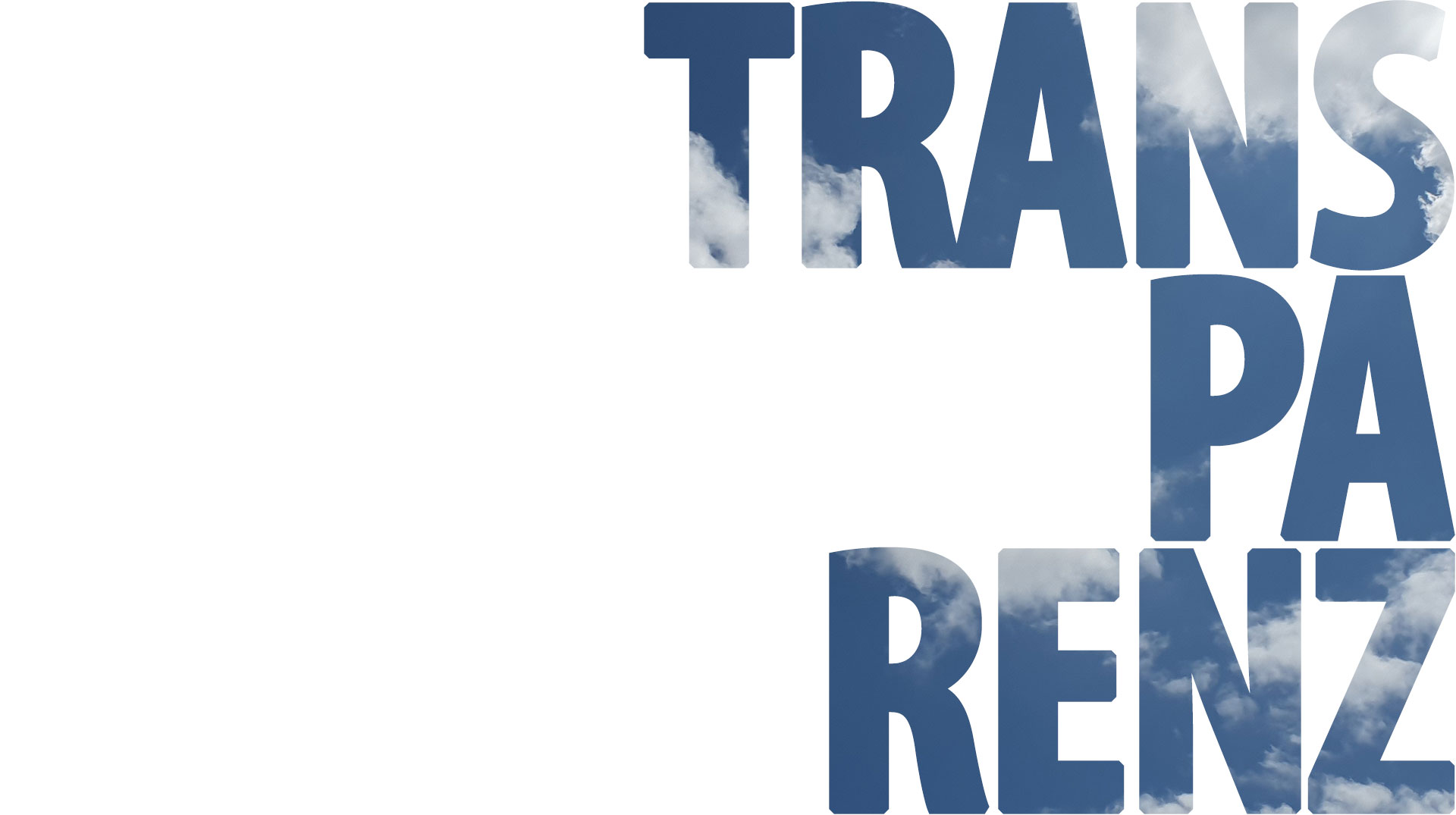 Transparenz (Symbolbild)