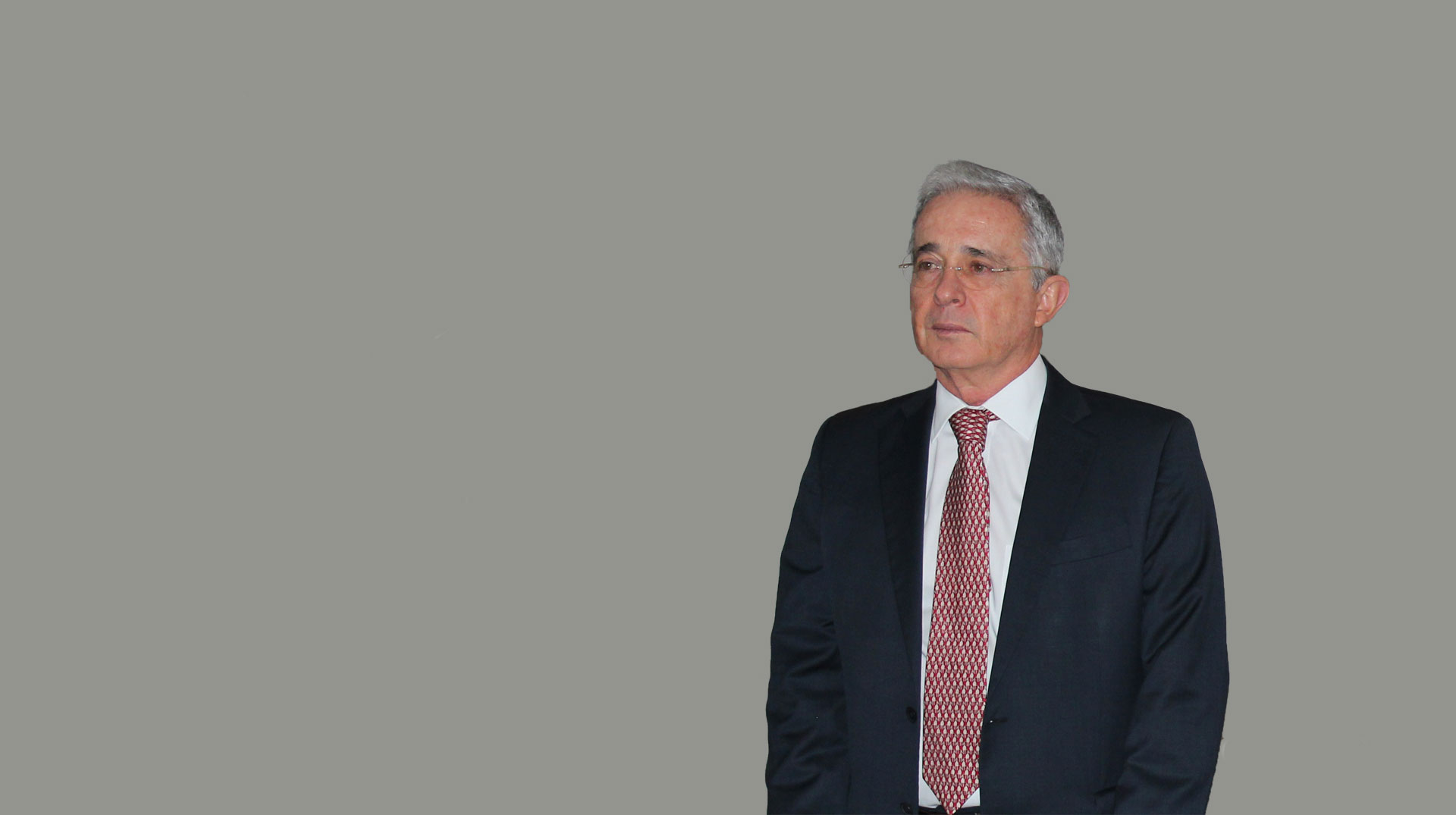 Álvaro Uribe Vélez, früherer Präsident von Kolumbien