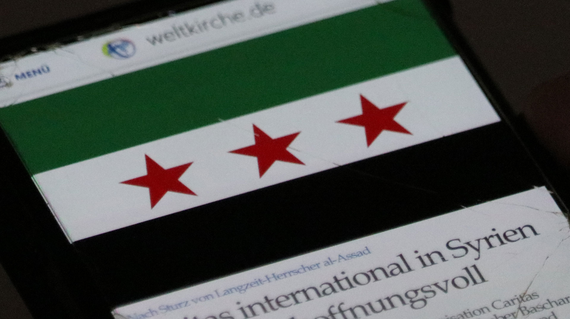 Flagge Übergangsregierung Syrien