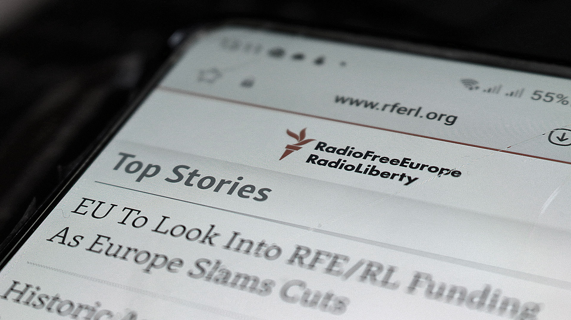 Radio Free Europe/Radio Liberty website