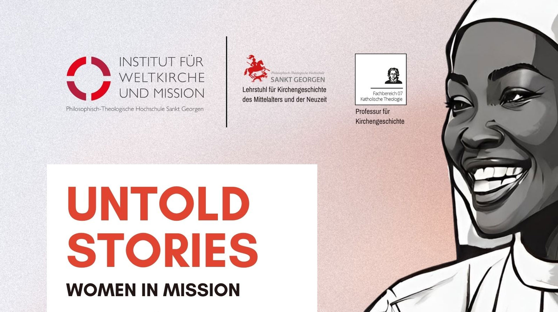 IWM-Jahrestagungsflyer 2024: Untold stories: Women in Mission