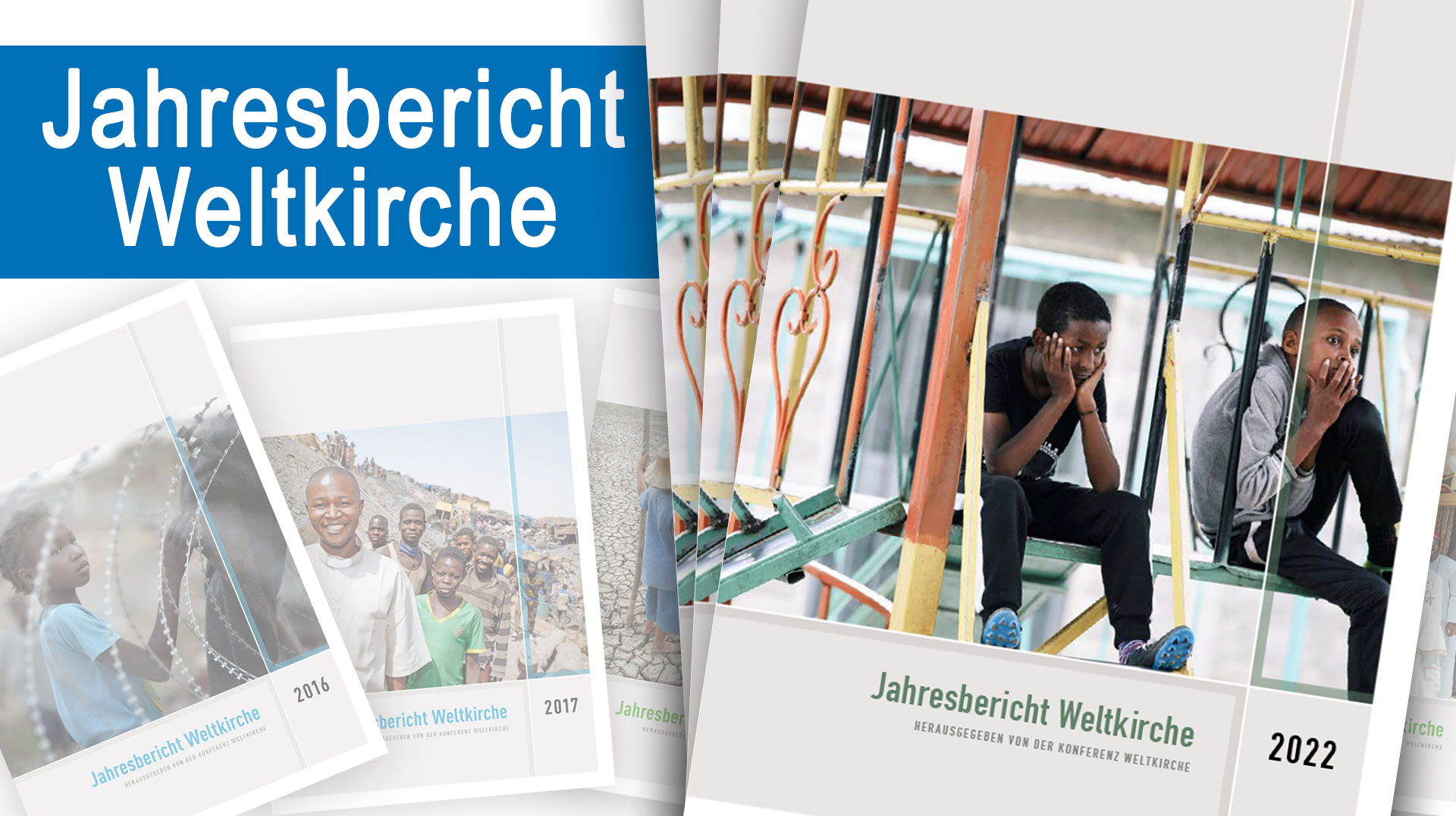Cover des Jahresberichts Weltkirche 2023