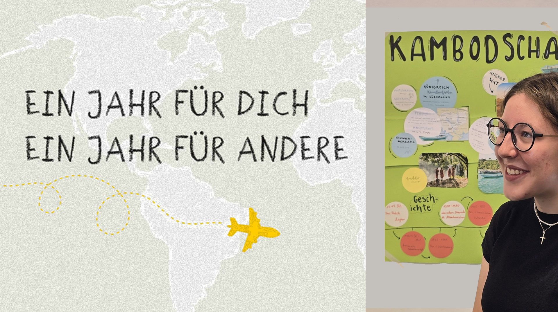 Ein Jahr für Dich - ein Jahr für Andere. Werbespruch für den Sternsinger-freiwilligendienst