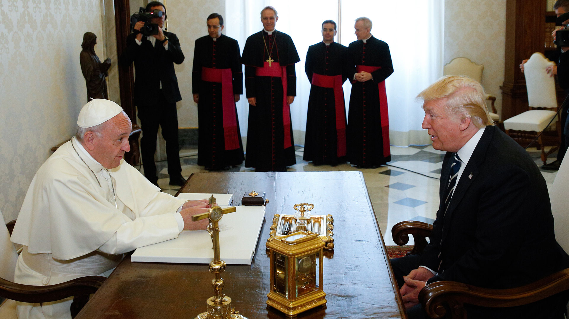 US-Präsident Trump zu Besuch bei Papst Franziskus