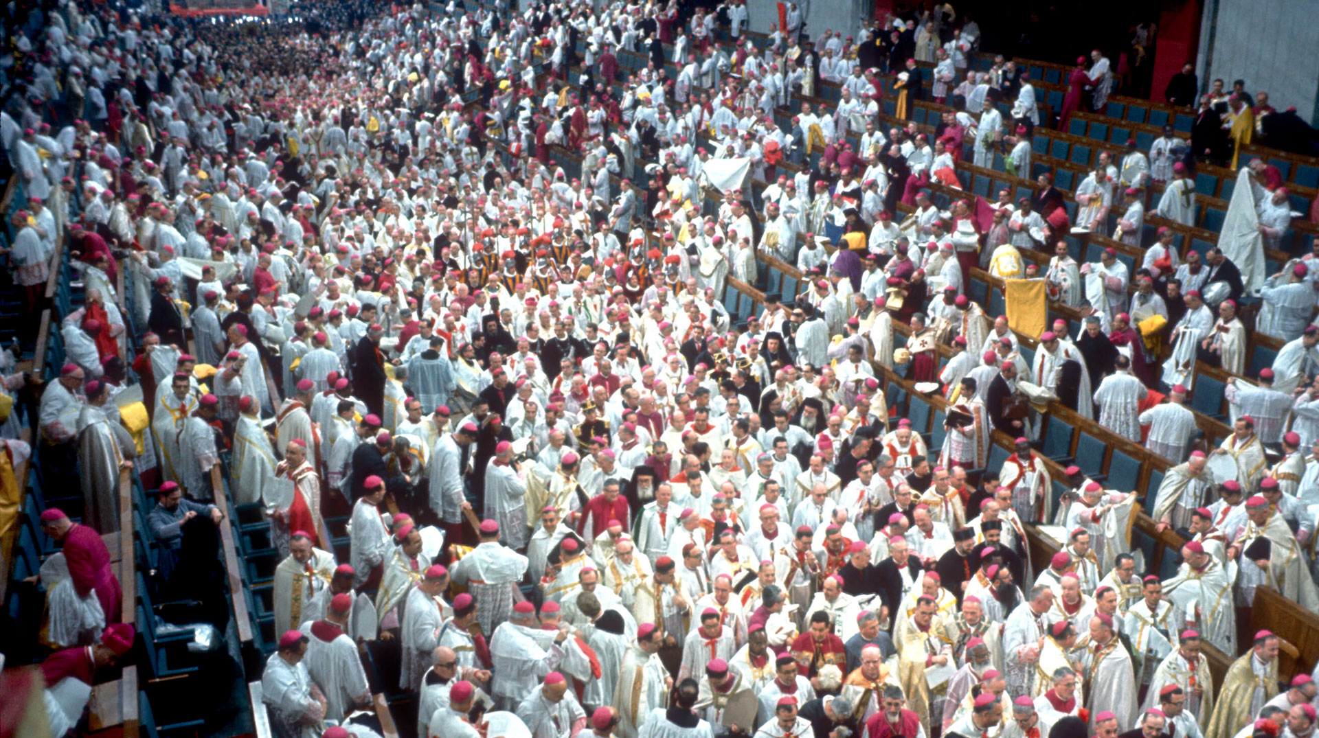 II. Vatikanisches Konzil vom 11. Oktober 1962 bis zum 8. Dezember 1965 Bild: Abschluss des Konzils.
