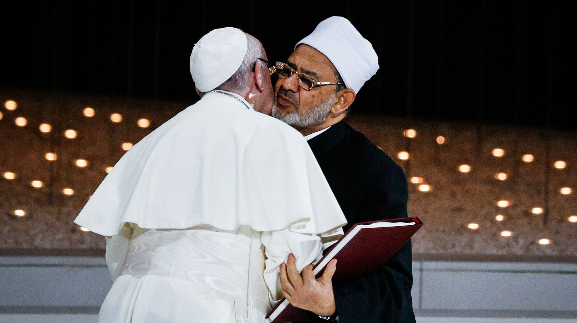 Papst Franziskus und Ahmad al-Tayyeb