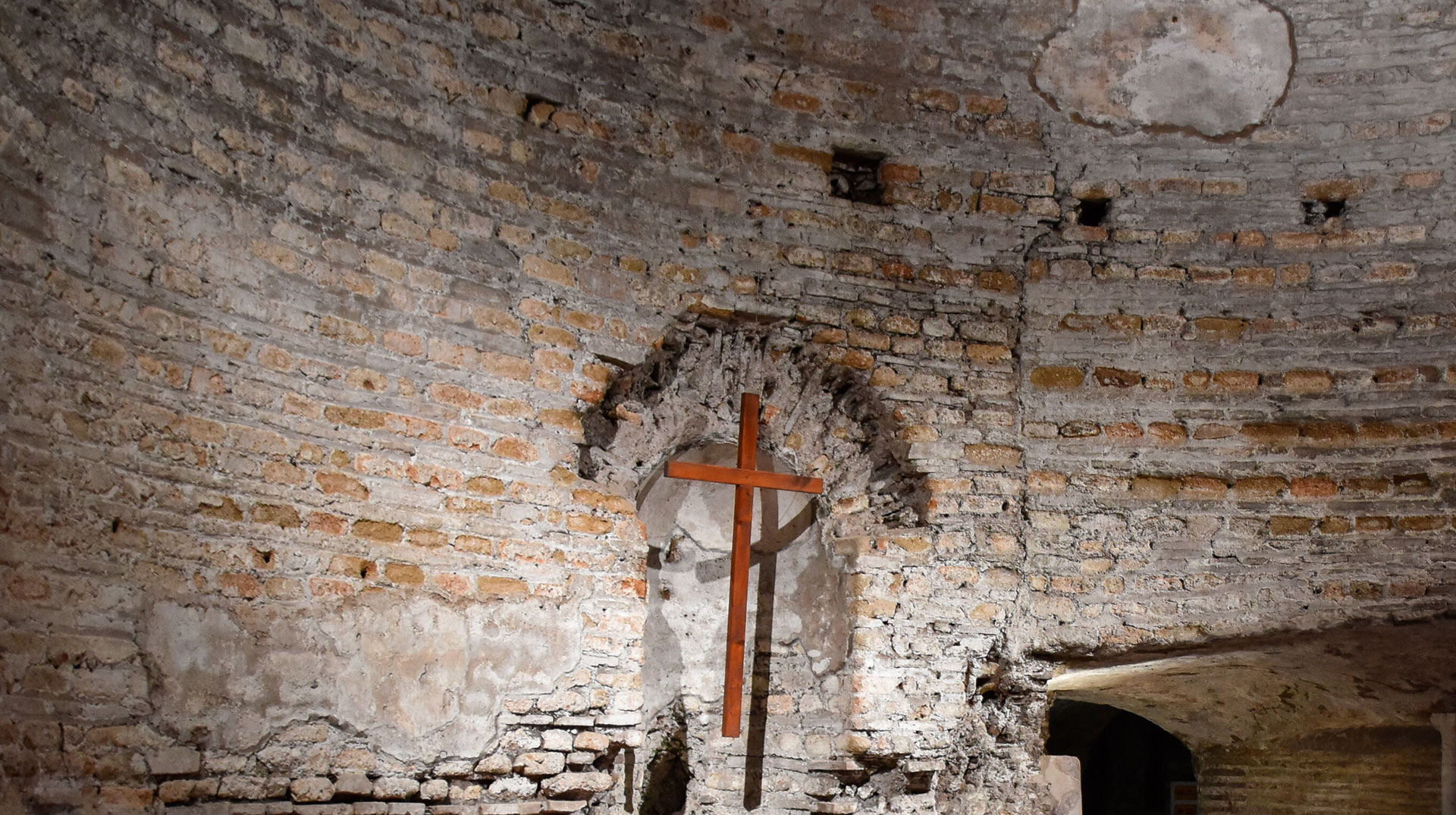 Katakombe Santa Domitilla in Rom am 20. Oktober 2019.