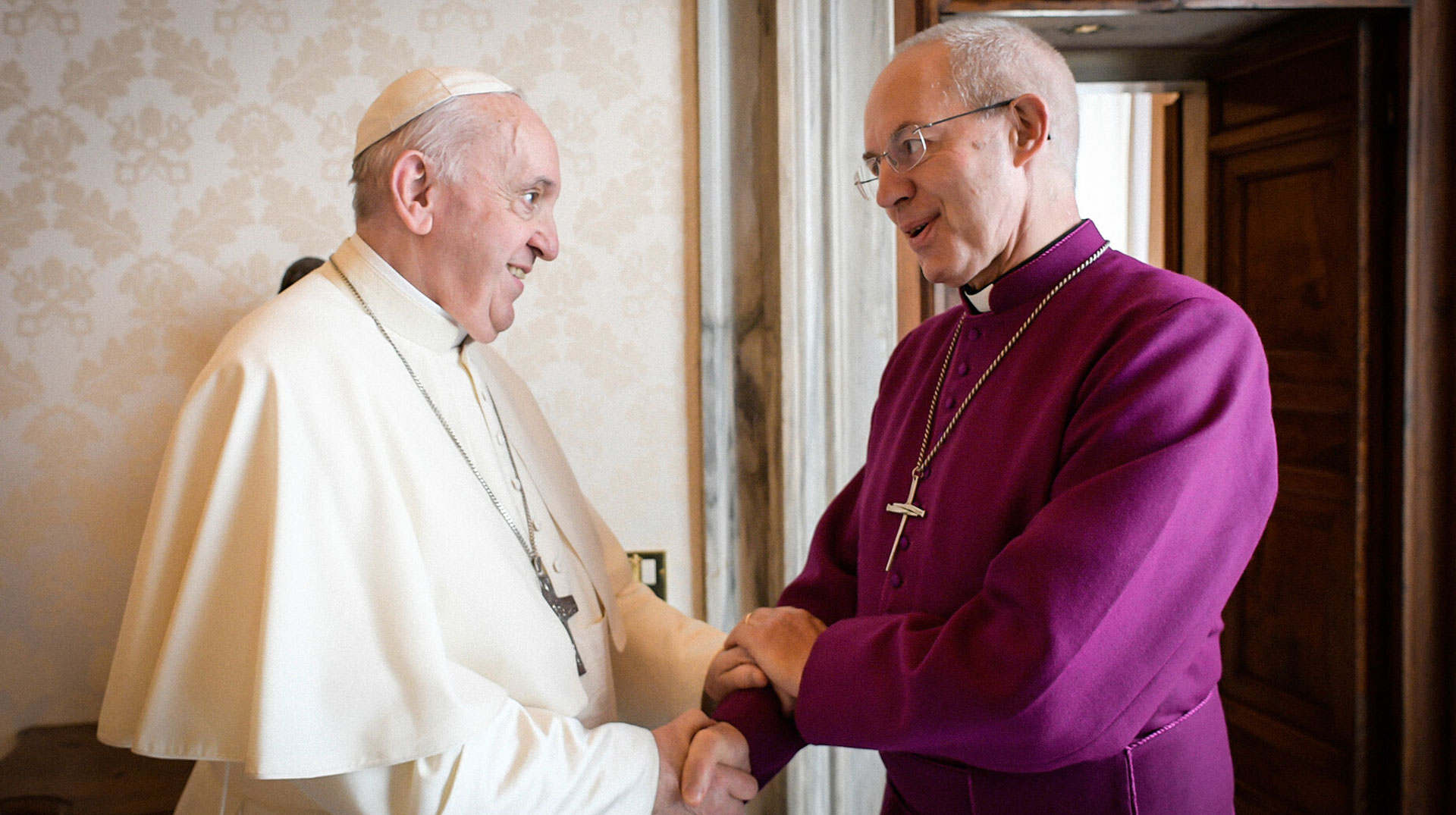 Papst Franziskus und Justin Welby