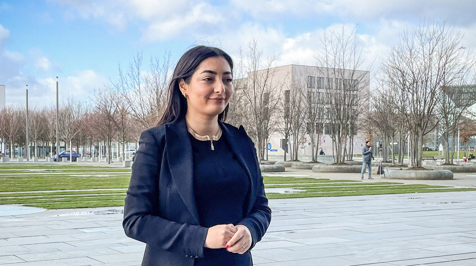 Reem Alabali-Radovan, Staatsministerin für Migration, Flüchtlinge und Integration, am 23. Februar 2022 in Berlin.