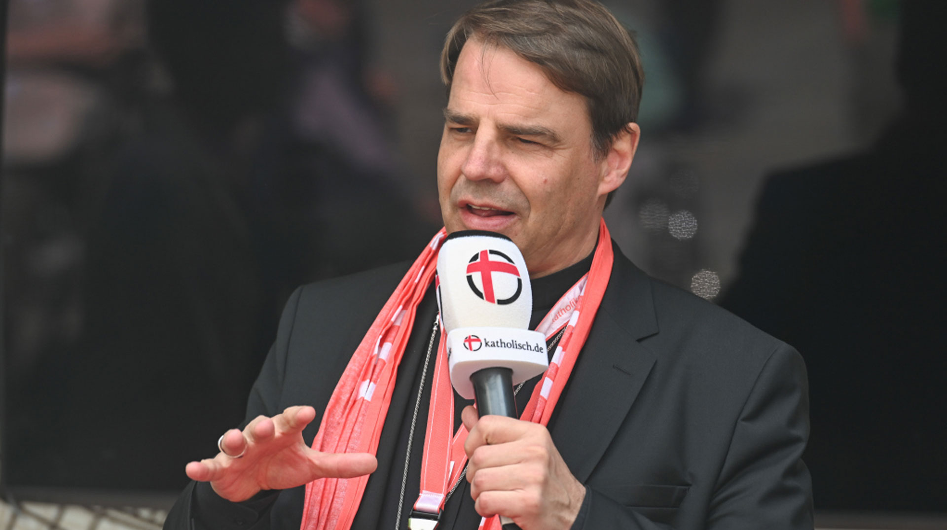 Bischof Stefan Oster aus dem Bistum Passau auf dem Katholikentag