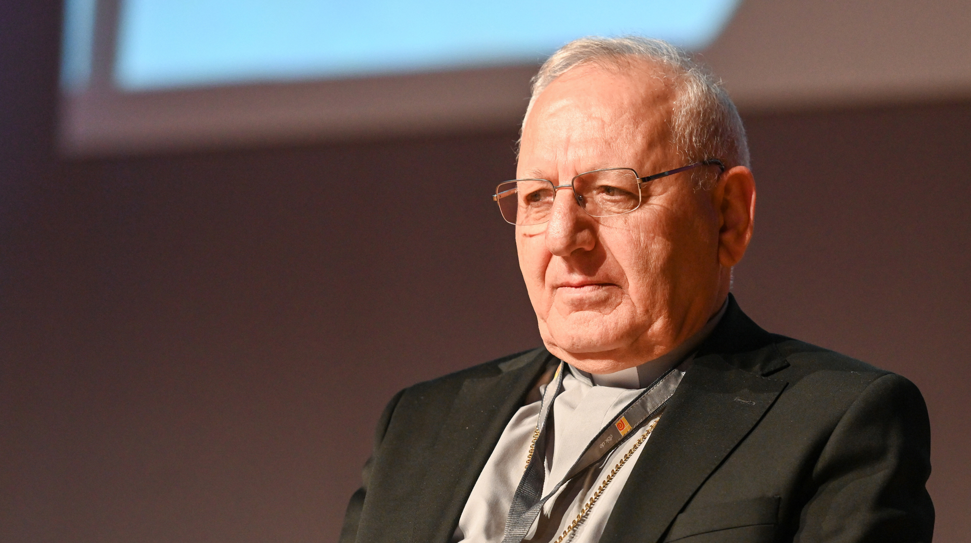 Kardinal Louis Raphael I Sako, Patriarch der chaldäisch-katholischen Kirche und Erzbischof von Bagdad (Irak), am 28. Mai 2022 auf dem 102. Deutschen Katholikentag in Stuttgart.
