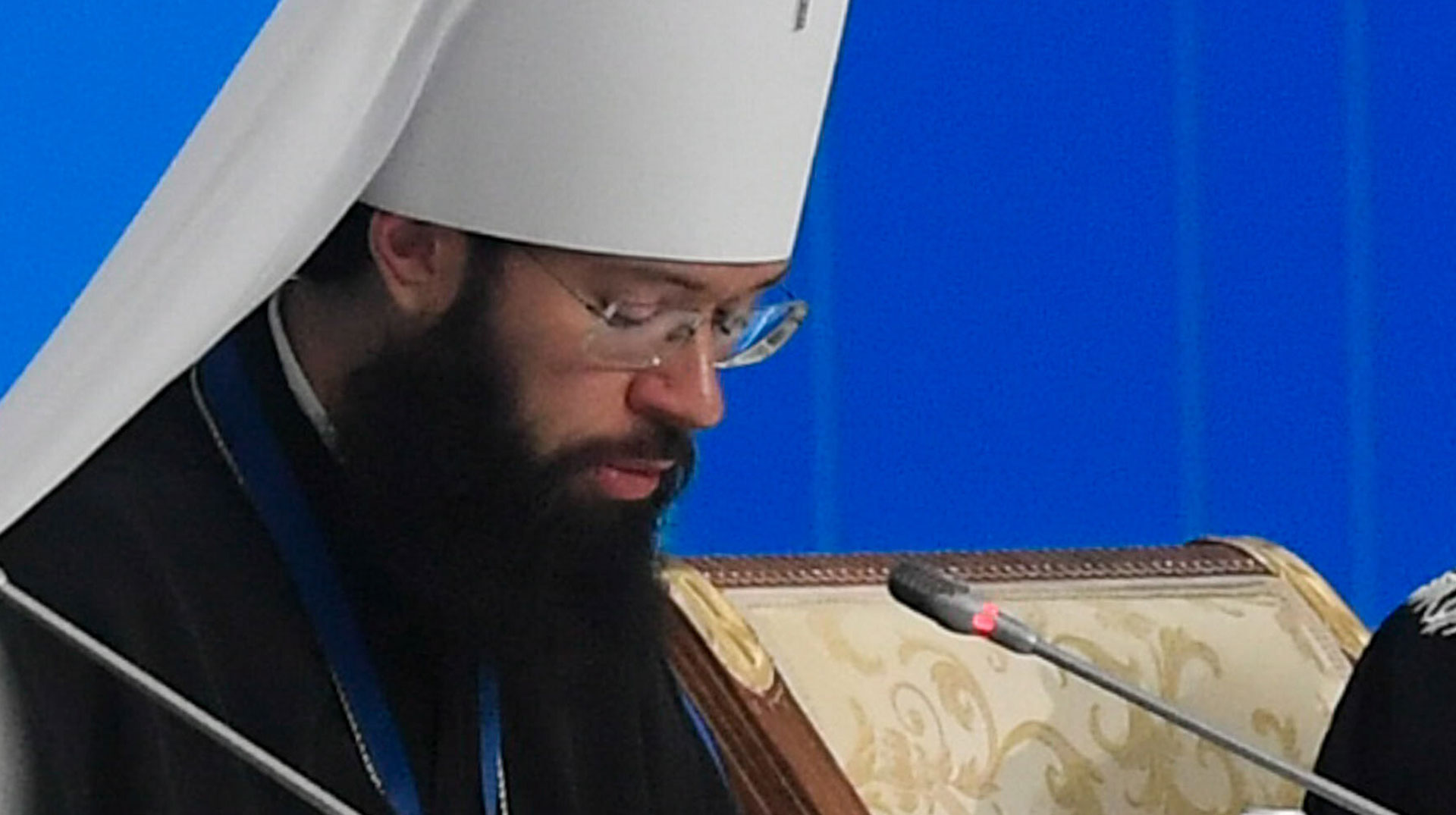Antonij Sevrjuk (v.l.n.r.), russisch-orthodoxer Metropolit von Volokolamsk