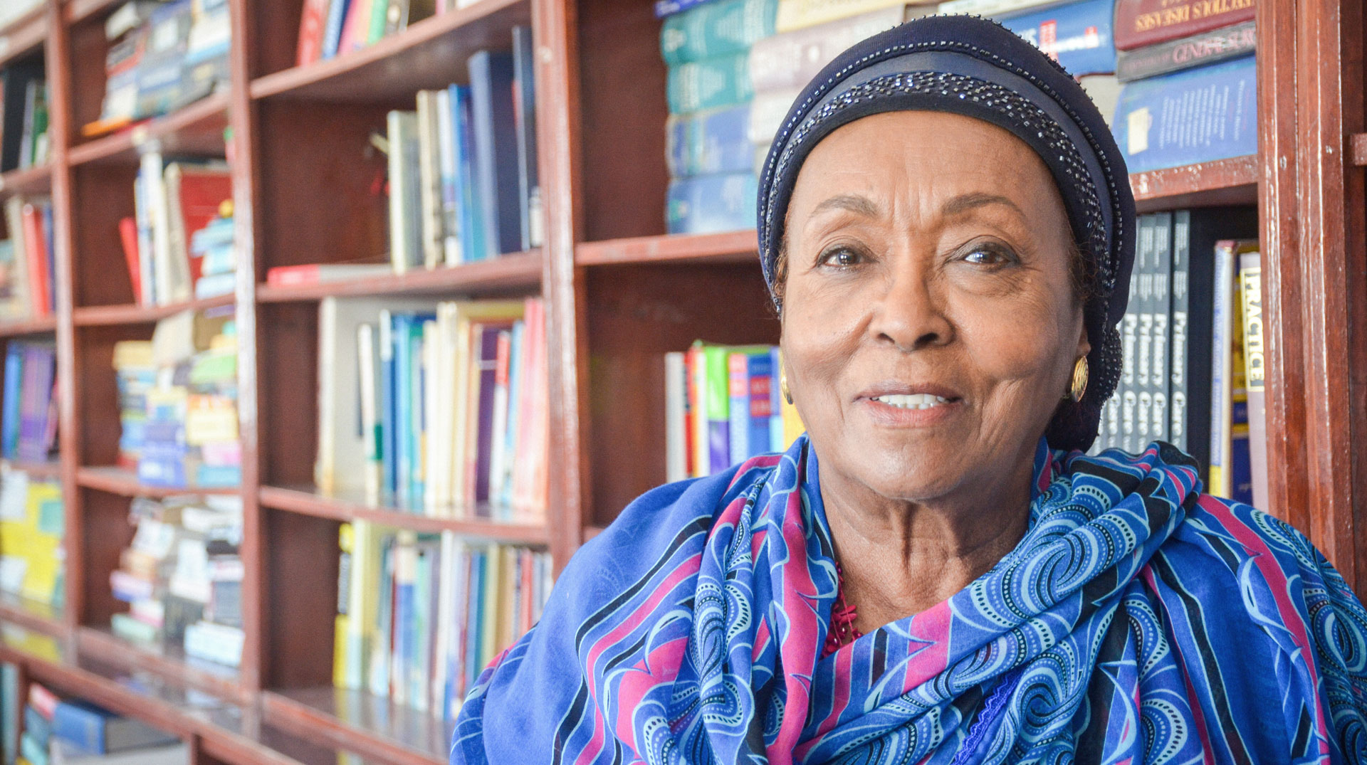 Edna Adan, Aktivistin gegen Genitalverstümmelung und Gründerin eines Krankenhauses, am 28. November 2022 in Hargeisa (Somalia).