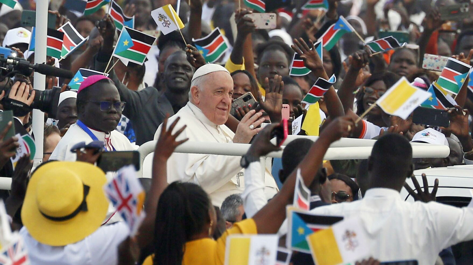 Papst Franziskus im Südsudan