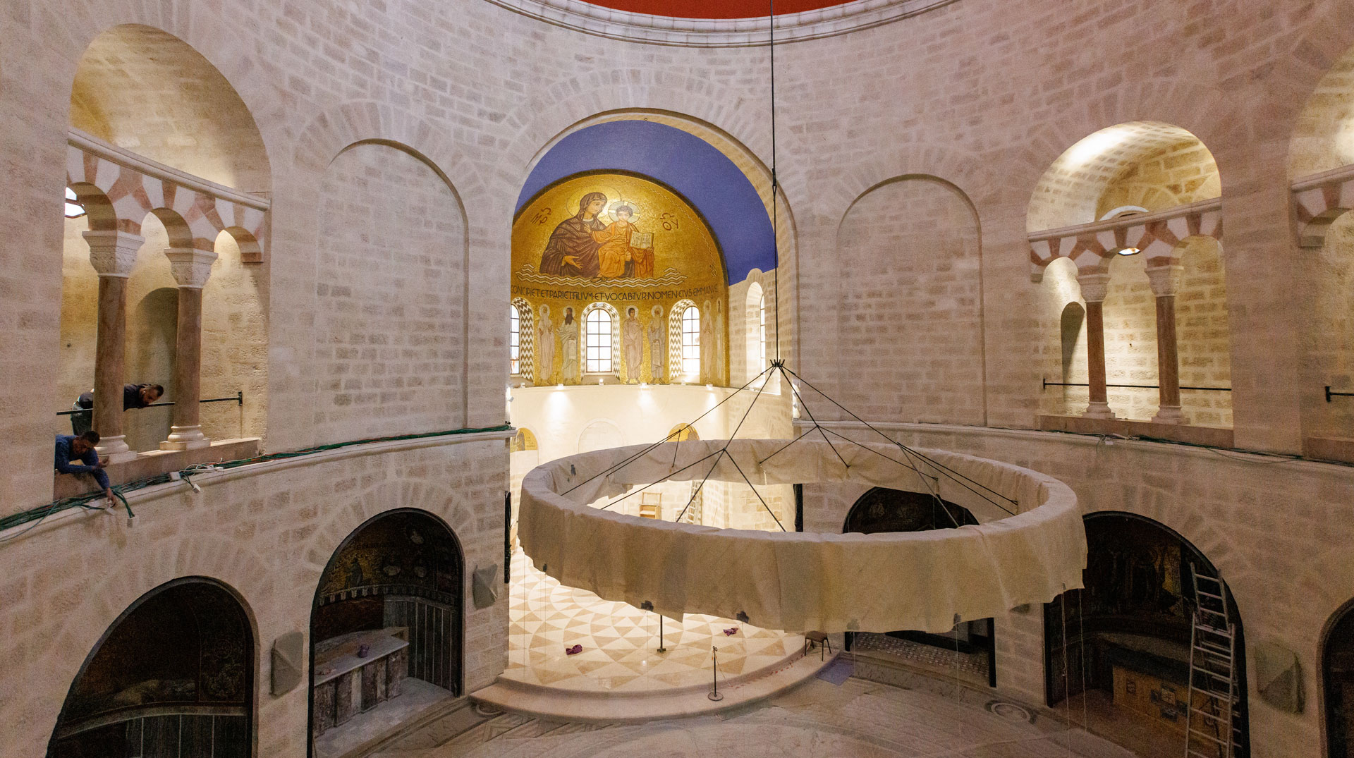 Sanierung der Abteikirche der Dormitio-Abtei in Jerusalem