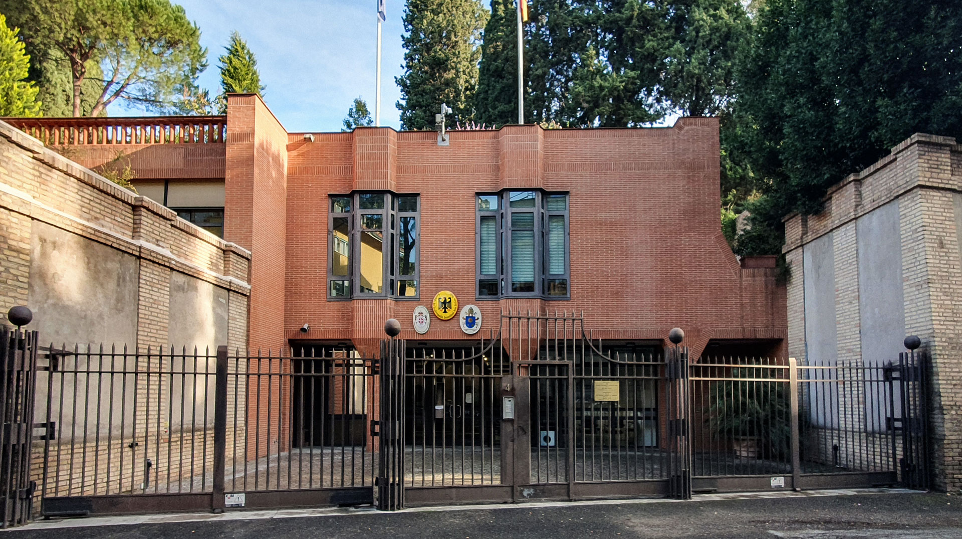 Die Botschaft der Bundesrepublik Deutschland beim Heiligen Stuhl am 29. November 2022 in Rom.