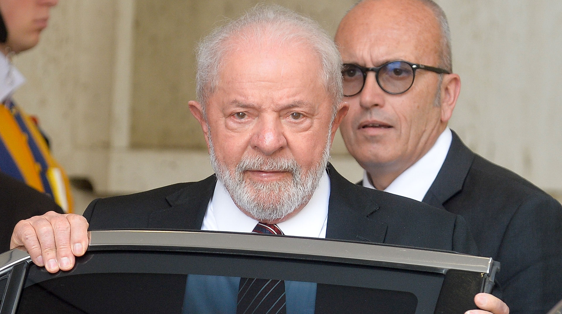 Luiz Inacio Lula da Silva, Präsident von Brasilien, am 21. Juni 2023 bei seiner Ankunft im Vatikan.