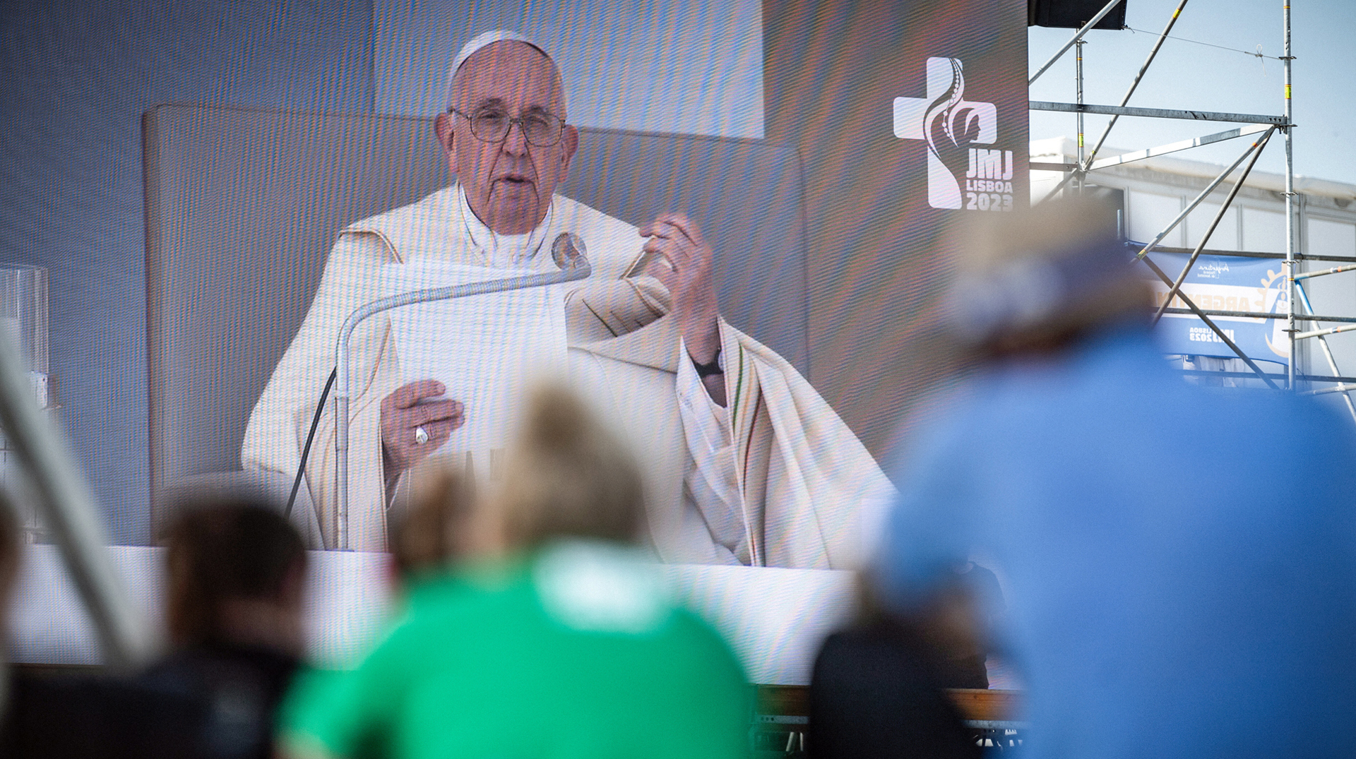 Papst Franziskus beim Weltjugendtag in Lissabon