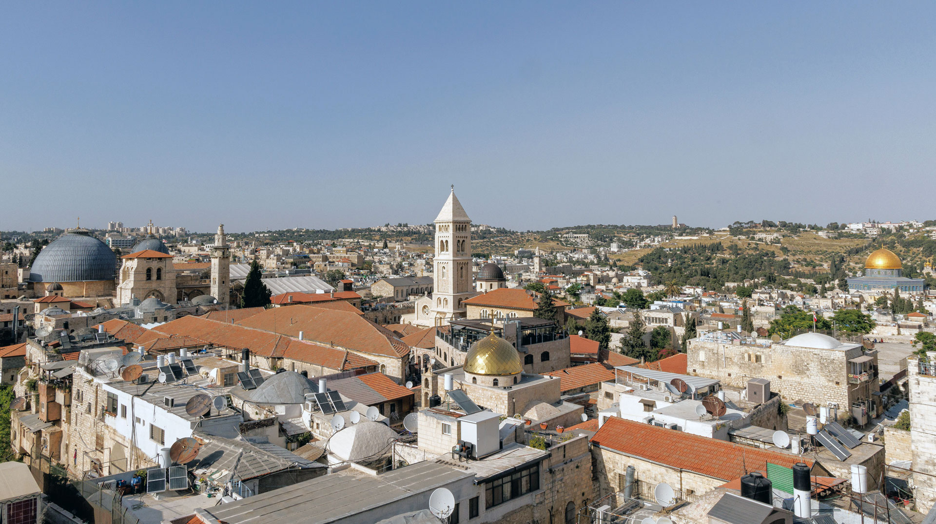 Blick auf Jerusalemer Altstadt